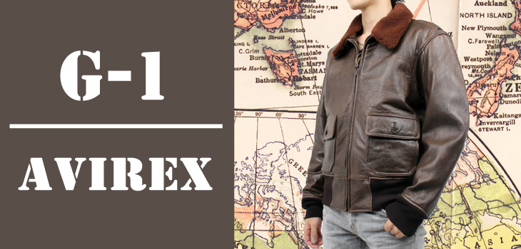 AVREX G1 Flight jacket 本革フライトジャケット
